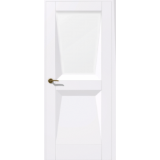 Дверь межкомнатная Дубрава Сибирь Муза АККОРД 2 белая, стекло